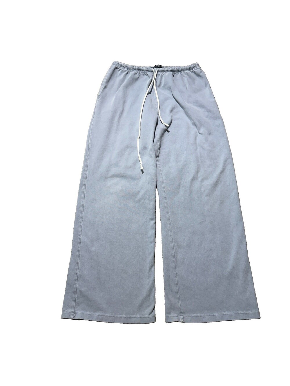 Brandy Melville Sweatpants Womens OS Blue Wide Leg Low Rise Baggy Loungewear